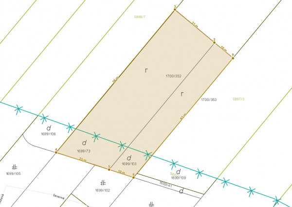 Pozemok na bytovú výstavbu, 1500 m2, Michalovce